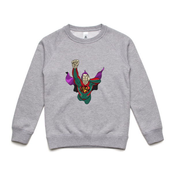 SuperNZSL - Kids Crew Sweatshirt Thumbnail