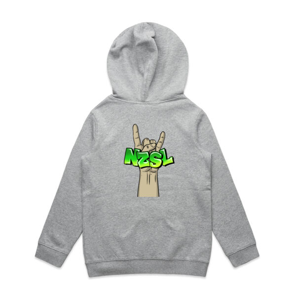 NZSL rocks - Back Hoodie Thumbnail