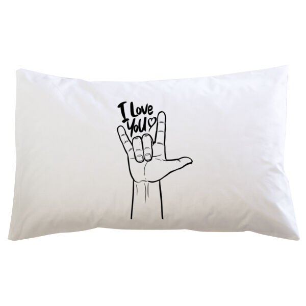 I Love You - Pillow Case Thumbnail