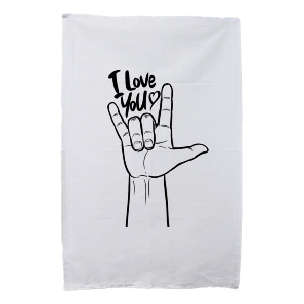 I Love You - Tea towel Thumbnail
